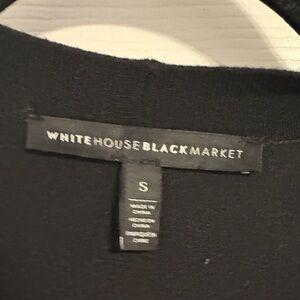 White House Black Market Classic Black Blouse